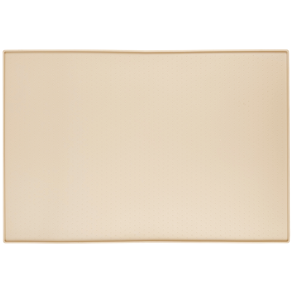 Fog City Pet Beige Silicone Food Mat - Front