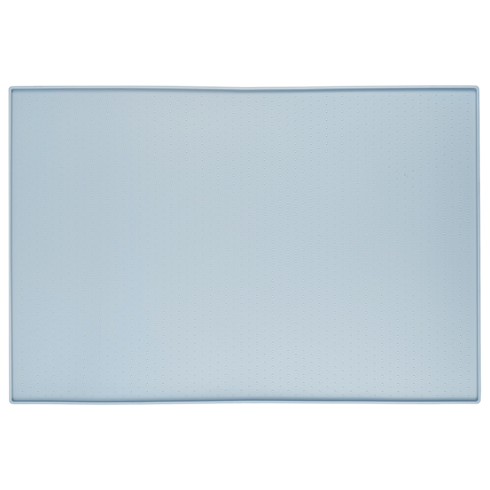 Fog City Pet Light Blue Silicone Food Mat - Front