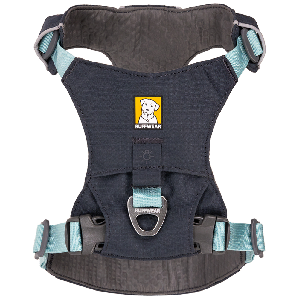 RuffWear Hi & Light Lightweight Basalt Gray Dog Harness - Top