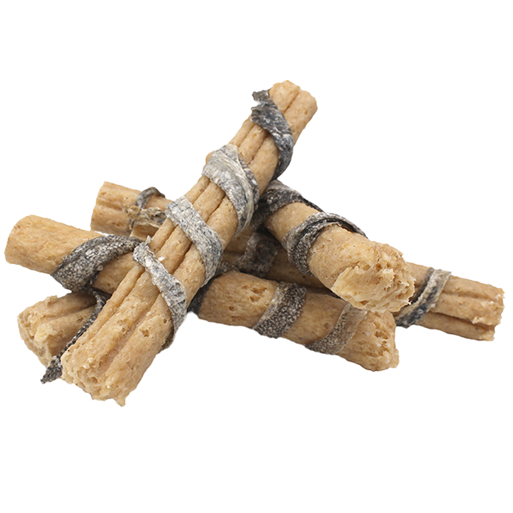 Icelandic+ Hand Wrapped Collagen w/ Cod Dental Dog Chew Treat - Front