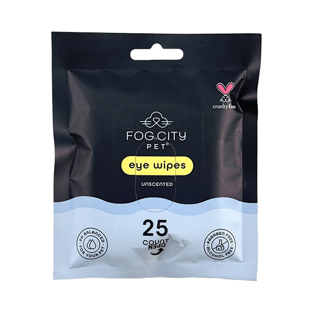 Fog City Pet Unscented Eye Wipes for Dogs & Cats - Front