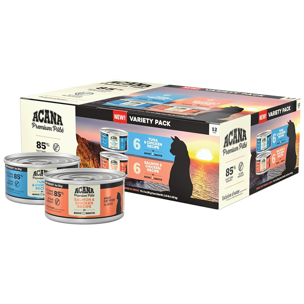 Acana Premium Pate Variety Pack Canned Adult Cat Food - Front