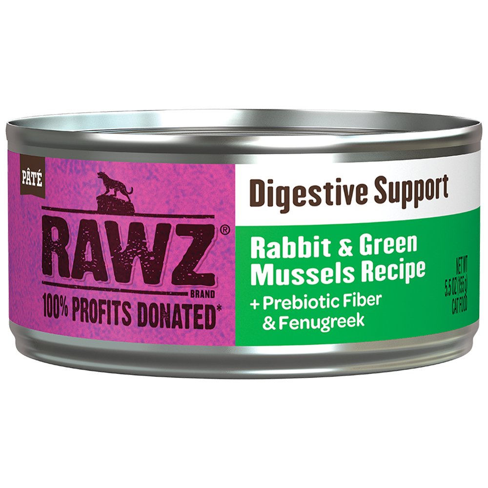 RAWZ Digestive Support Rabbit & Cranberry Recipe Canned Cat Food