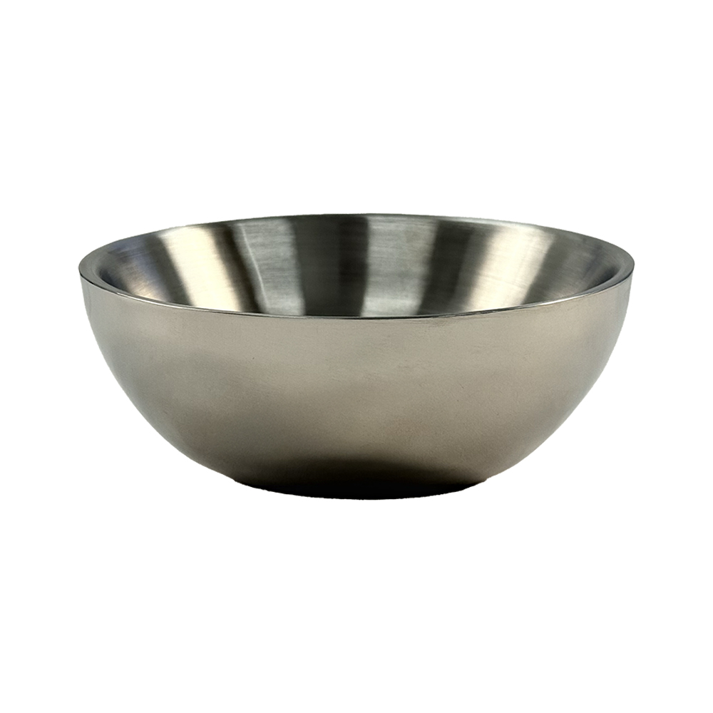 Fog City Pet Tapered Double Wall Stainless Steel Cat Bowl - Front