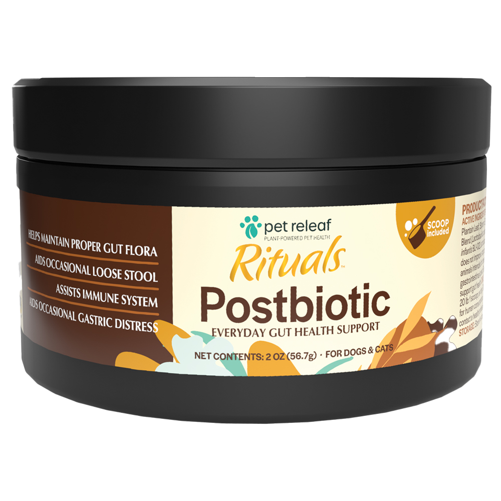 Pet Releaf Rituals Postbiotic Everyday Gut Health Support for Dogs & Cats - Front
