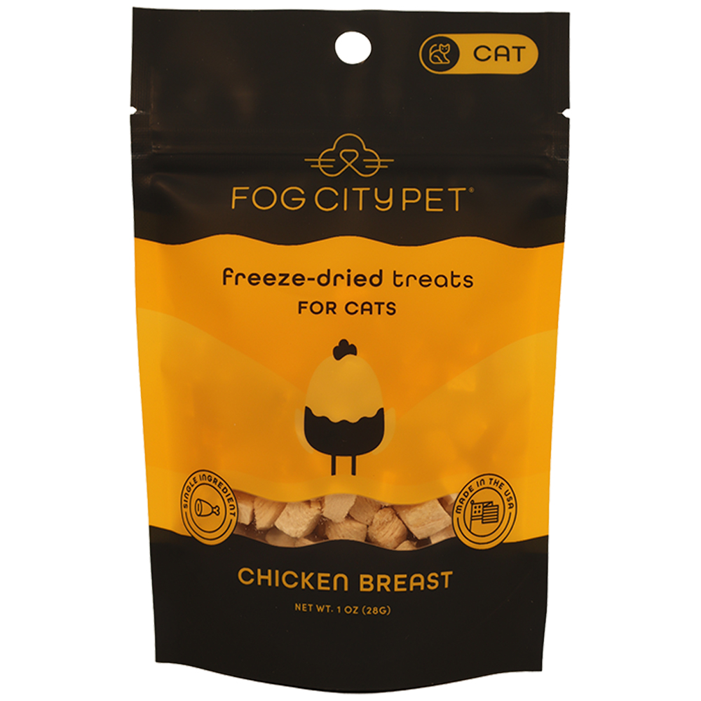 Fog City Pet Chicken Breast Freeze-Dried Cat Treats - Front