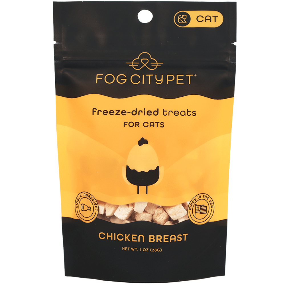 Fog City Pet Chicken Breast Freeze-Dried Cat Treats - Front
