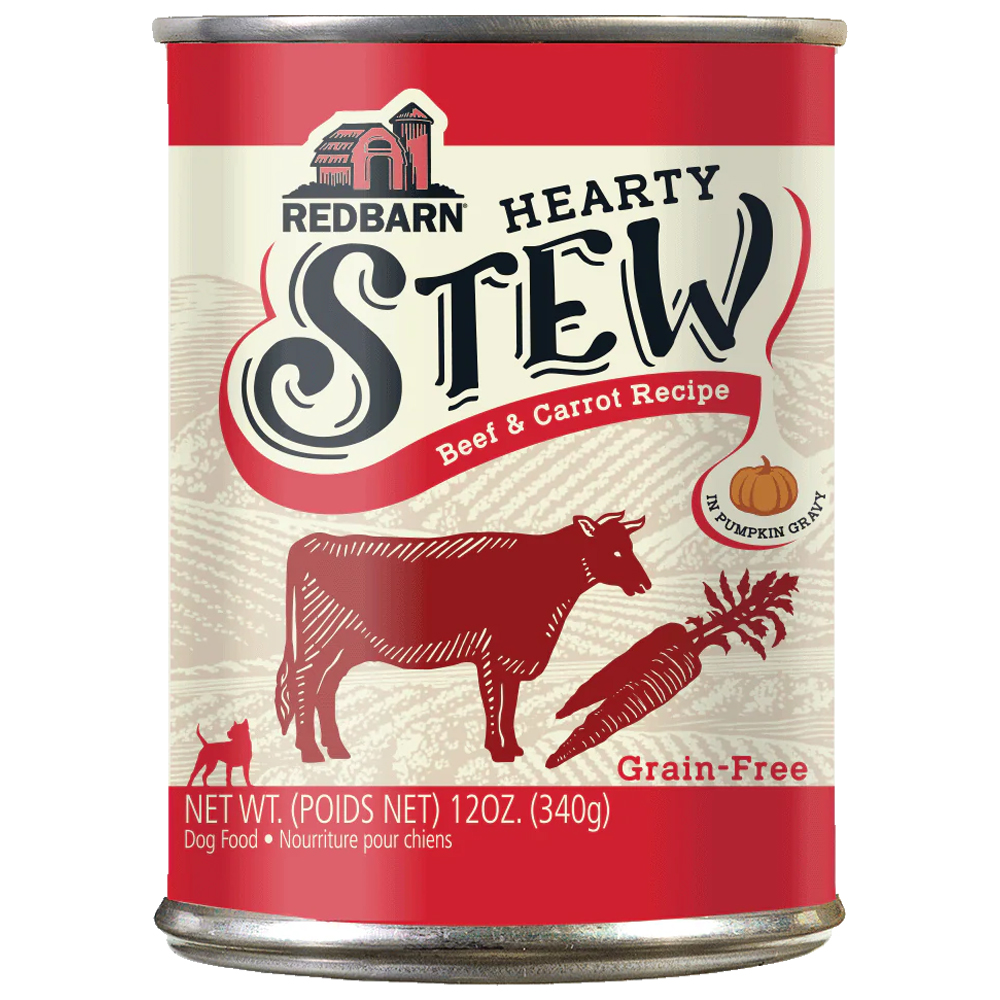 Redbarn Hearty Stew Beef & Carrot Recipe In Pumpkin Gravy Canned Dog Food - Front