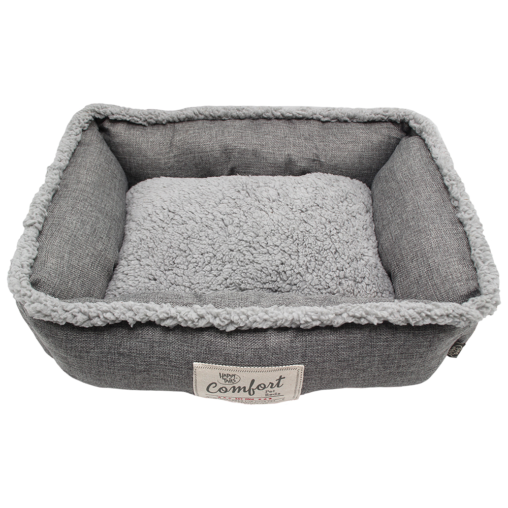 Happy Tails Comfort Aspen Cozy Cuddler Dog Bed - Front