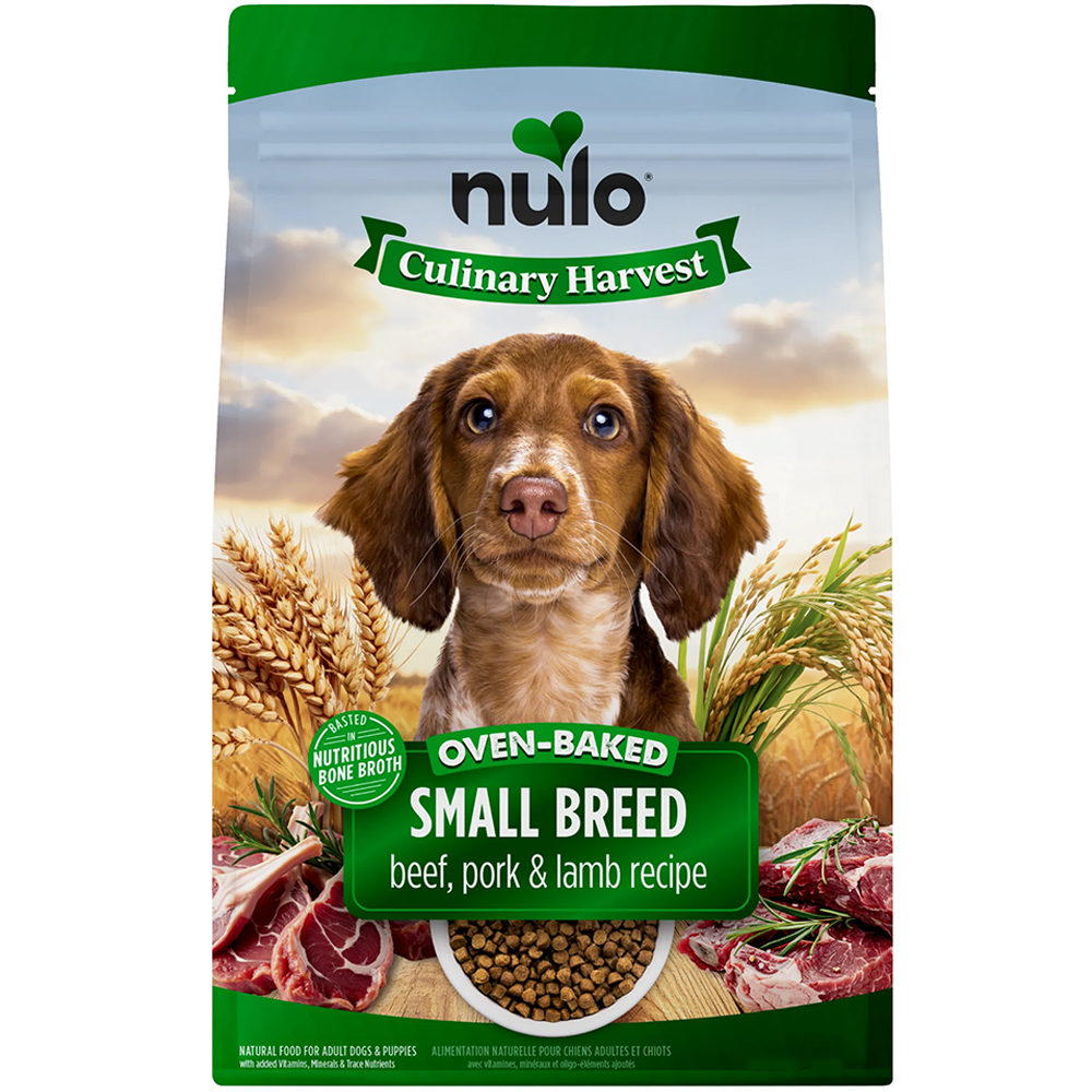Nulo Culinary Harvest Oven-Baked Beef, Pork & Lamb Recipe Small Breed Adult Dry Dog Food - Front