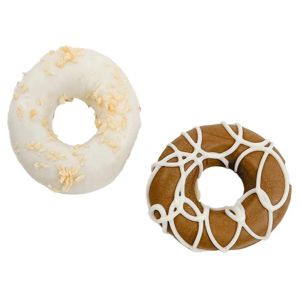 Bosco & Roxy's Donuts Cookie Dog Treat, Assorted Colors - Front