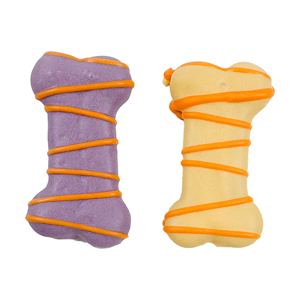 Bosco & Roxy's Dipped Bones Cookie Dog Treat, Assorted Colors - Front