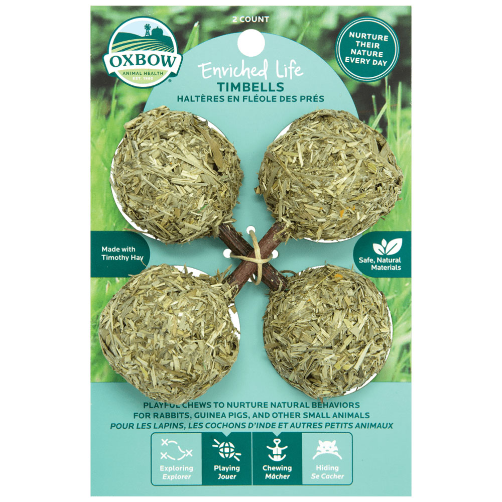 Oxbow Enriched Life Timbells for Small Animals, 2-Pack - Front