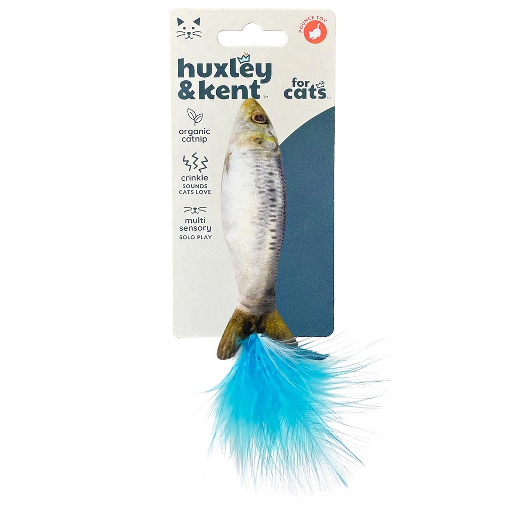 Huxley & Kent Sardine Plush Catnip Cat Toy - Front