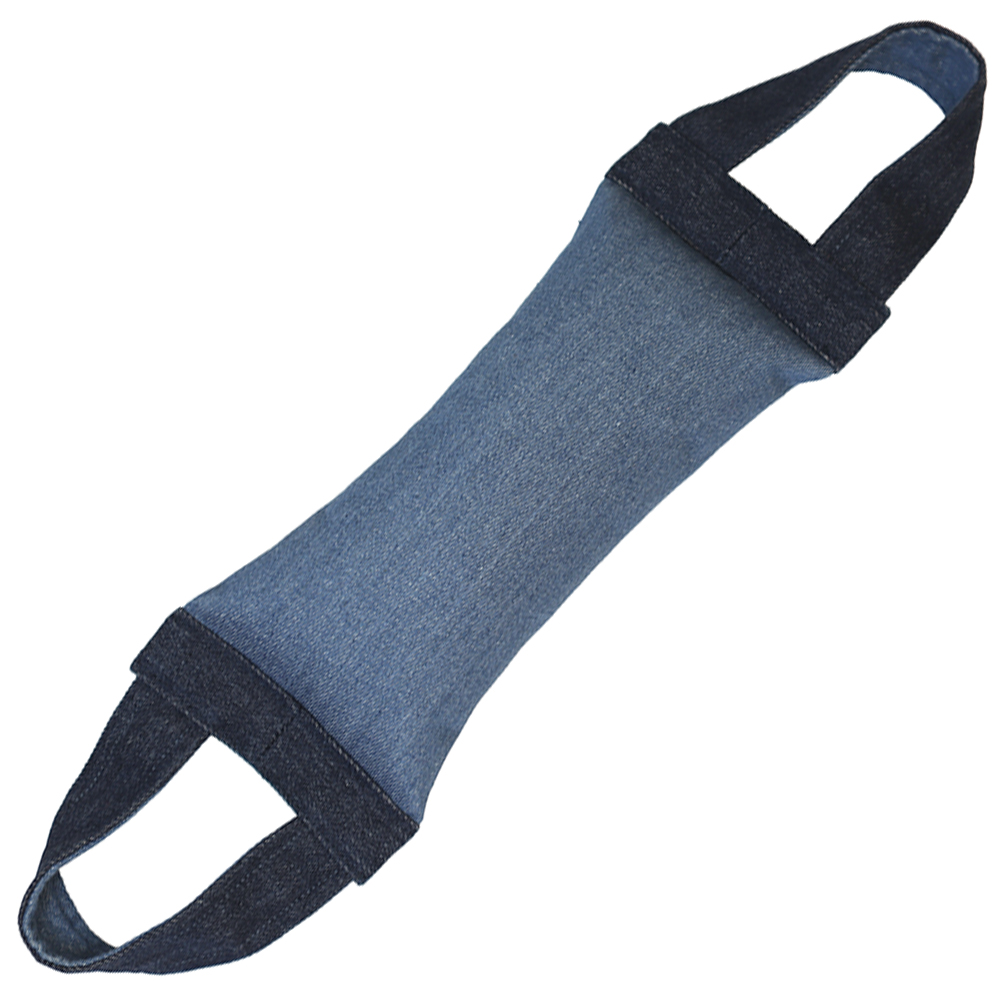 Fog City Pet The Wrangler Denim Hose Tug Dog Toy - Front