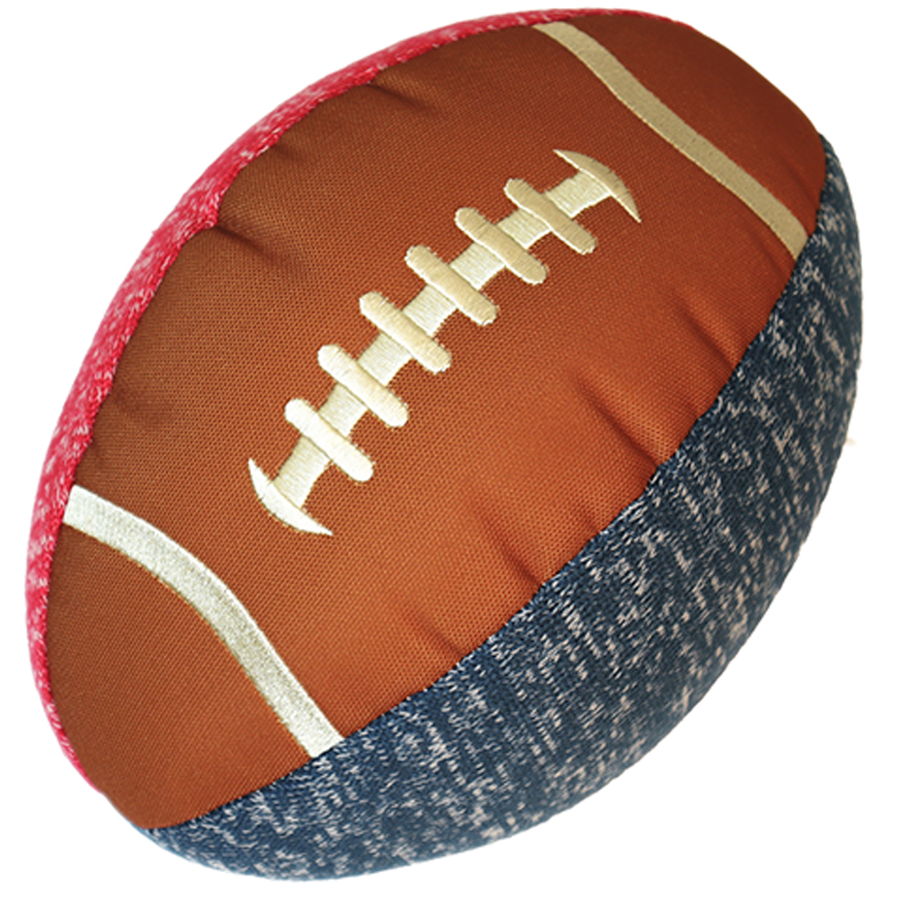 Fog City Pet The Blitz Football Plush Dog Toy - Front
