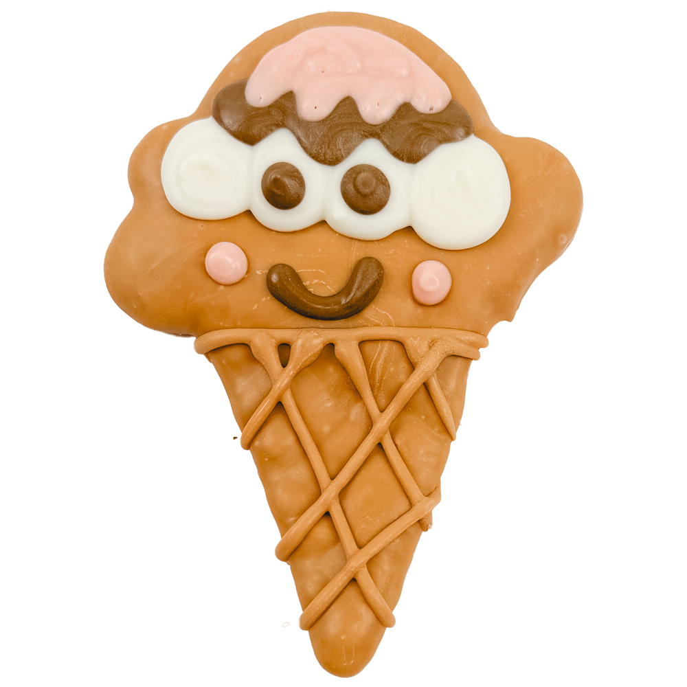 Bosco & Roxy's Summer Eats Neapaw-litan Cone Cookie Dog Treat - Front