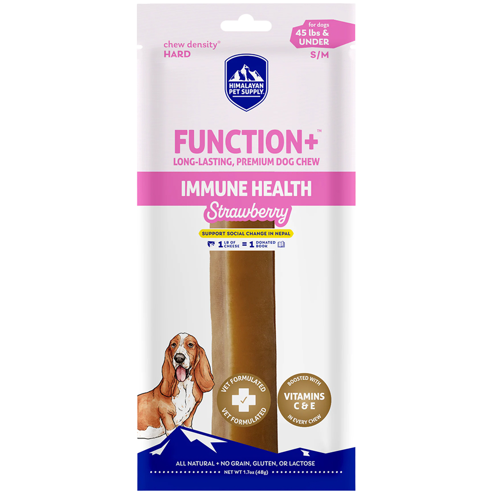 Himalayan Function+ Immune Health Strawberry Dog Chew Treat