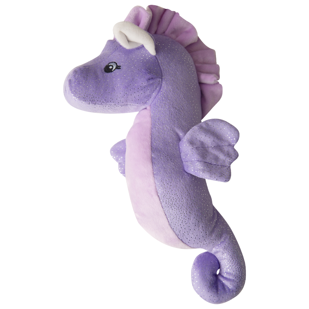 Snugarooz Shelly The Sea Horse Plush Dog Toy - Front