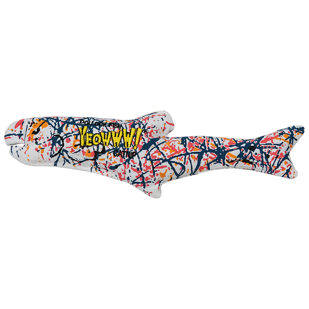 Yeowww! Pollock Fish Catnip Filled Cat Toy - Front