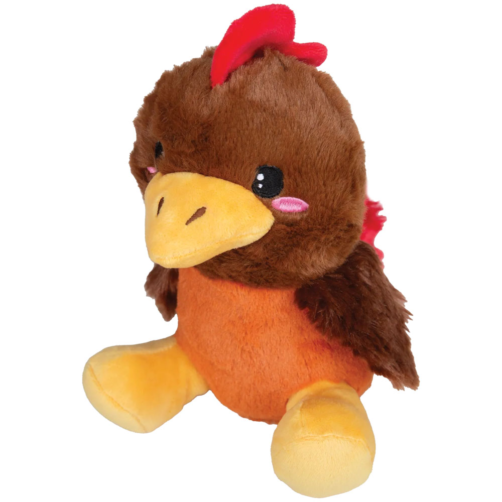 Snugarooz Rusty The Rooster Plush Dog Toy - Front