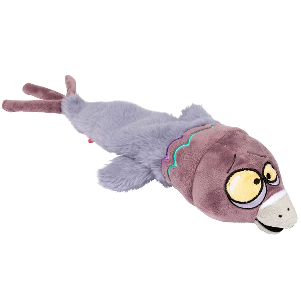 FuzzYard Peace Out Pigeon The Yeetz Plush Dog Toy - Front