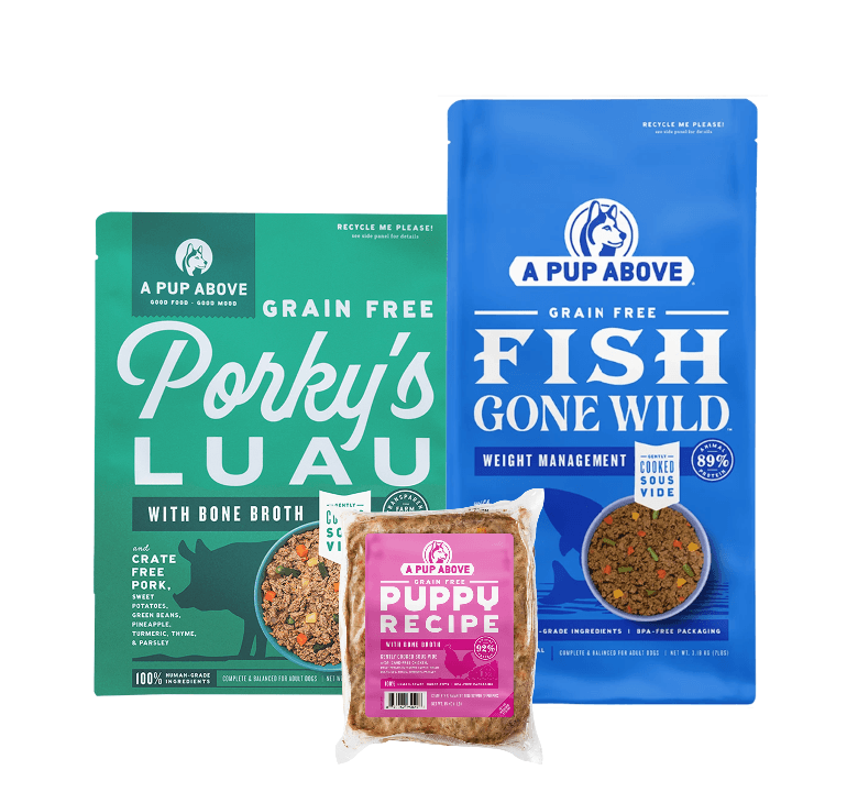 A Pup Above Sous-Vide cooked meals products