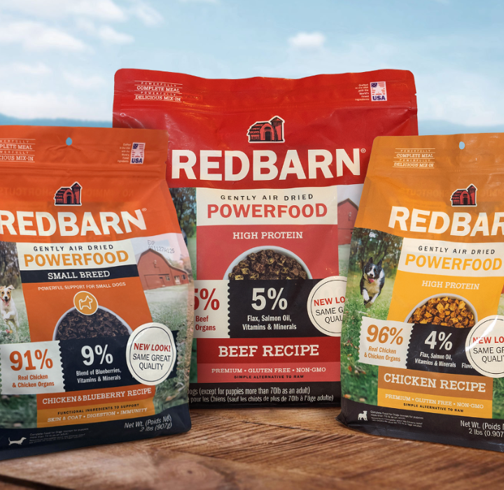 Assortment of Redbarn brands