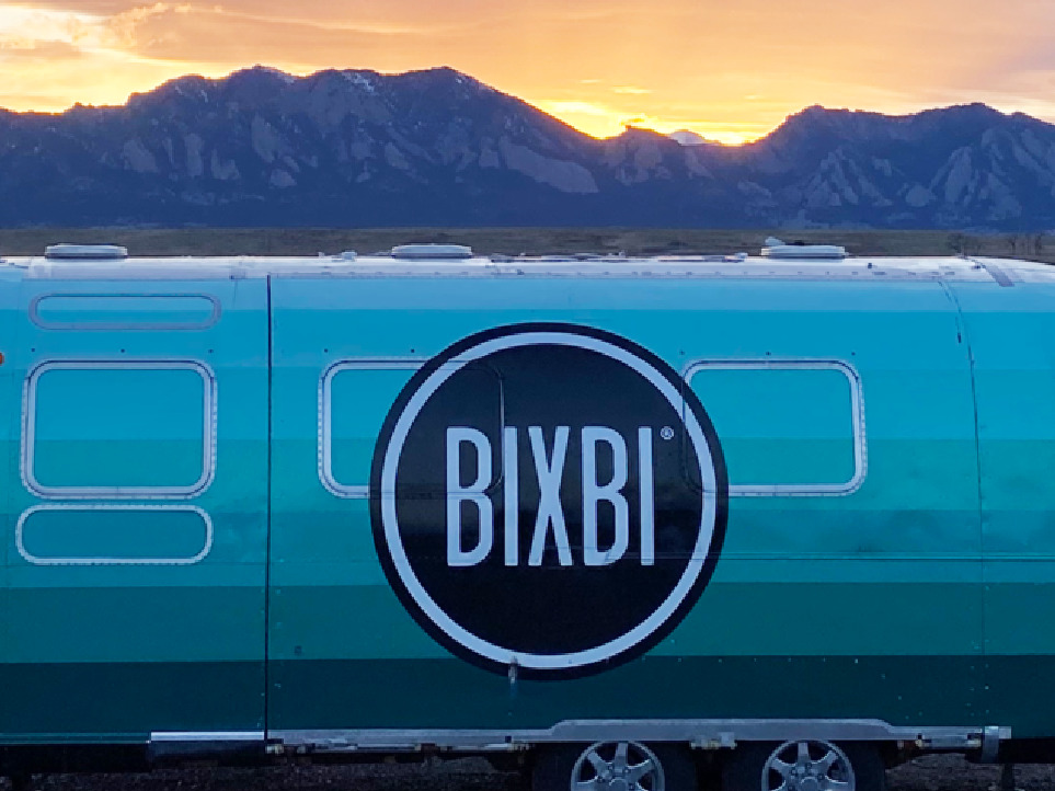 Van with Bixbi logo