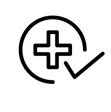 Icon of health cross