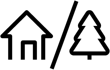 house and tree icon