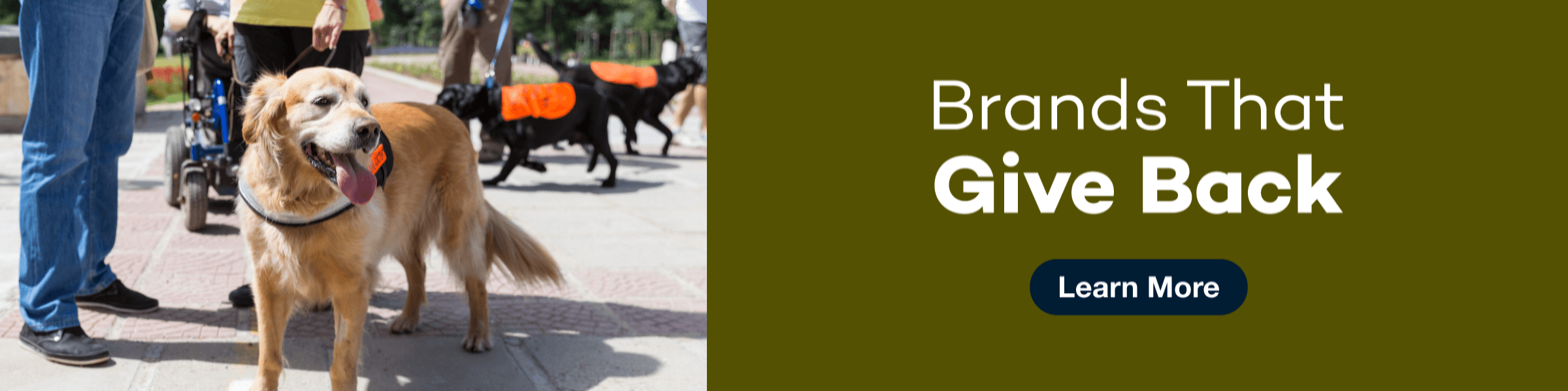Brands that give back. Click here to learn more.