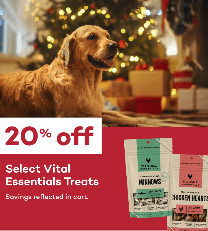 Eligible for Buy 3, Get the 4th Free 20% off Select Vital Essentials Treats Savings reflected in cart.