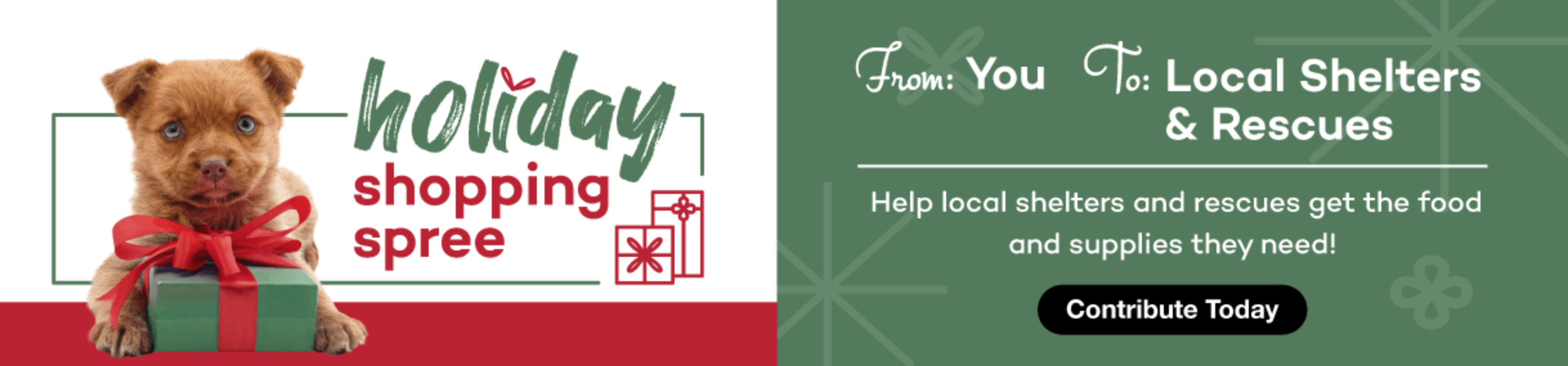 Help local shelters and rescues get the food and supplies they need!