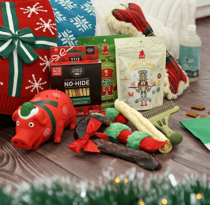 Assortment of holiday toys 25% off.