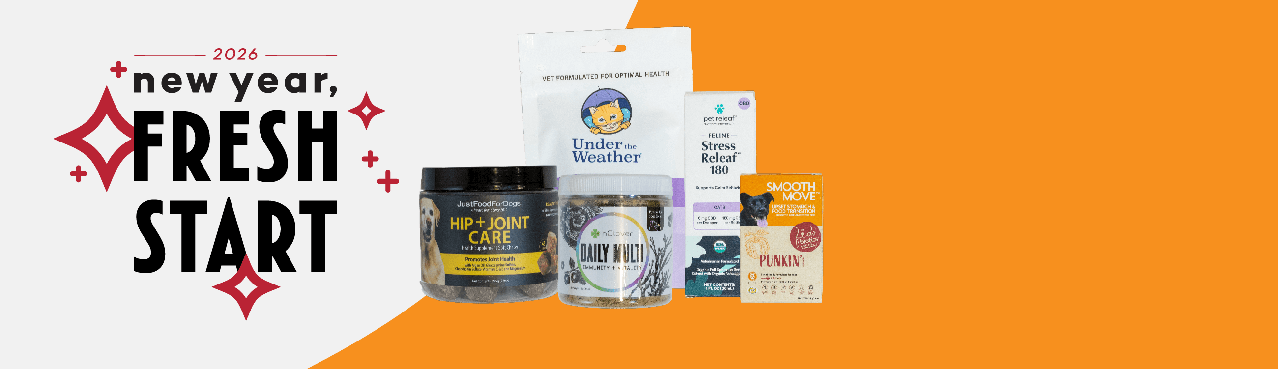 Assortment of pet health supplies.