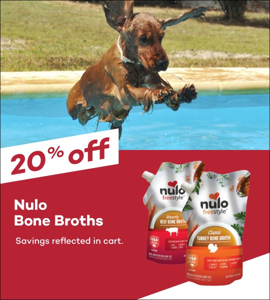 20% off Nulo Bone Broths. Savings reflected in cart.