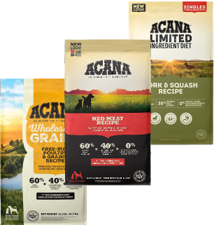 Assortment of Acana Dry dog food