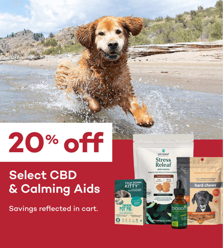 20% off Select CBD & Calming Aids Savings reflected in cart.