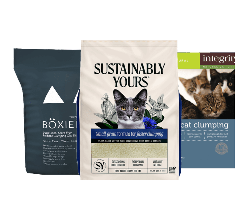 A variety of litter products