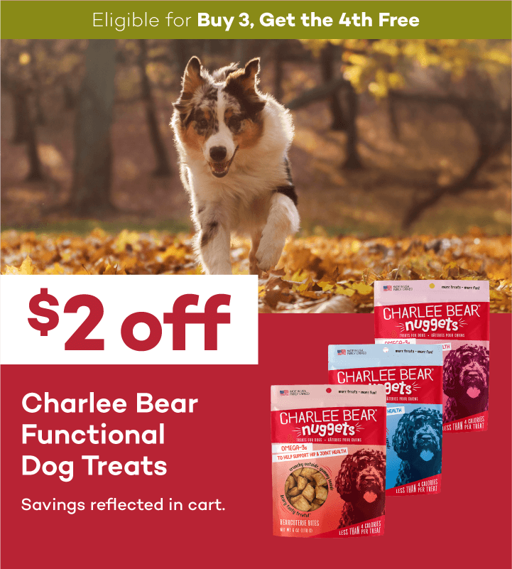Eligible for Buy 3, Get the 4th Free. $2 off Select Fruitables Dog Treats. Savings reflected in cart.