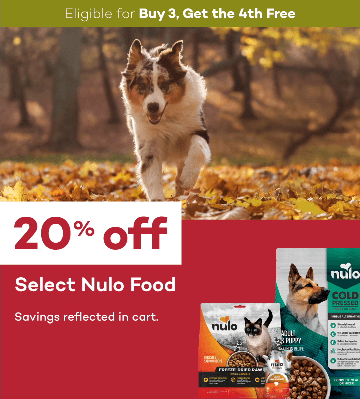 Eligible for Buy 3, Get the 4th Free. 20% off Select Earth Animal Wisdom Food & Jerky Treats. Savings reflected in cart.