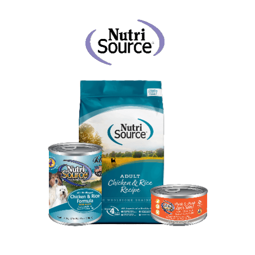 A variety of Nutrisource products