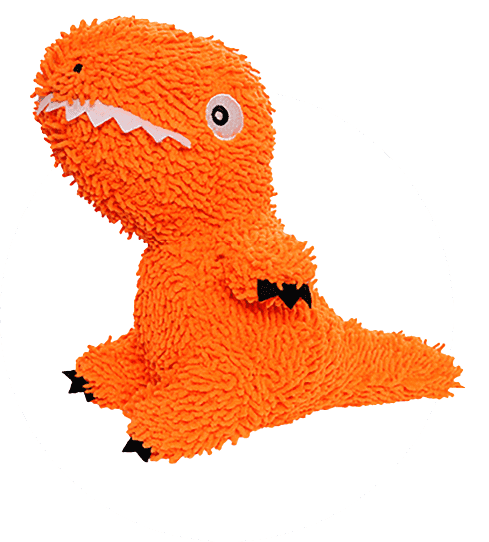 Go Dog Tough N Texture Carrot Durable Plush & Textured Silicone Squeaky Small Orange Dog Toy | Petco