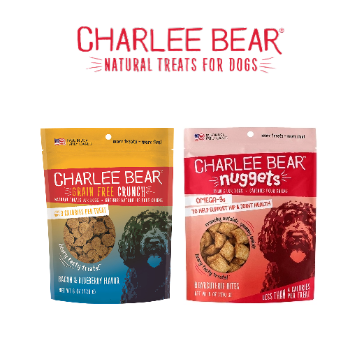 A variety of Charlee Bear products