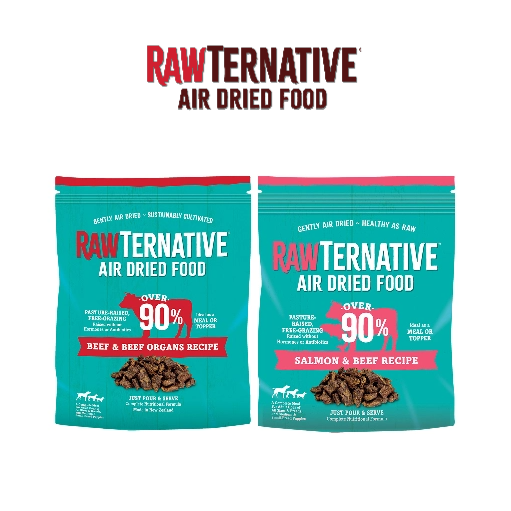 A variety of Raw Ternative products.