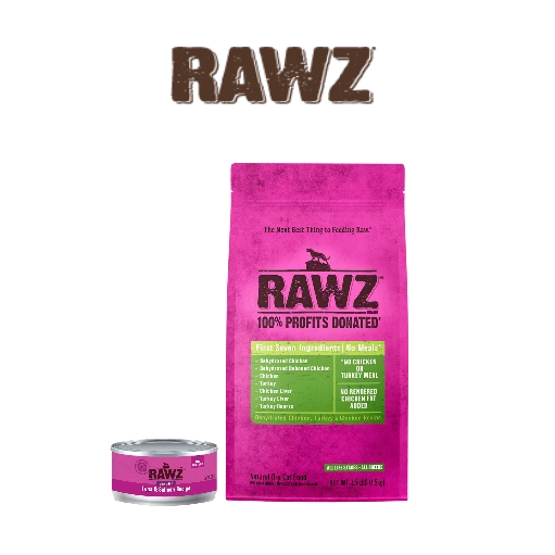 A variety of Rawz products