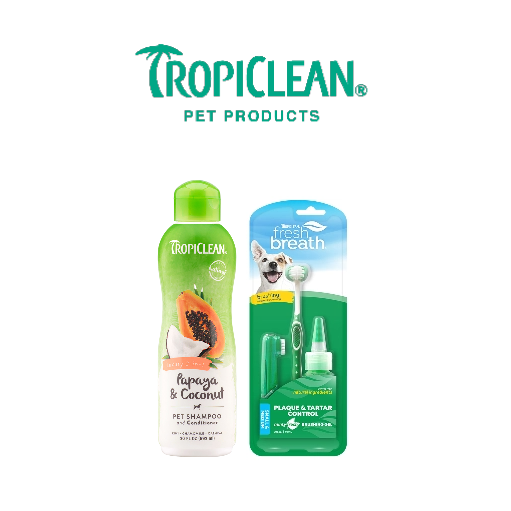 A variety of Tropiclean products.
