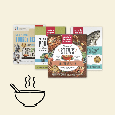 A Variety of The Honest Kitchen Products