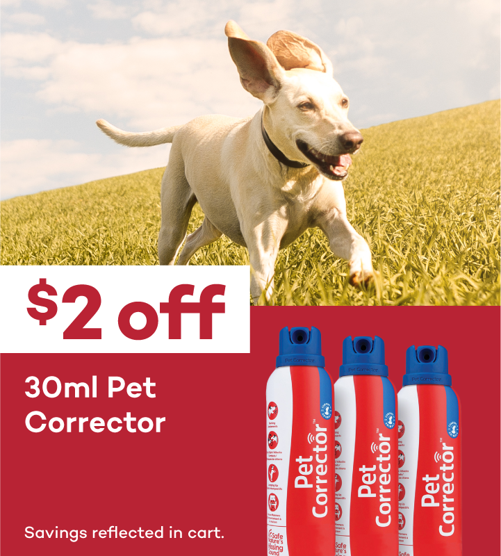$2 Off 30ml Pet Corrector. Savings reflected at checkout.